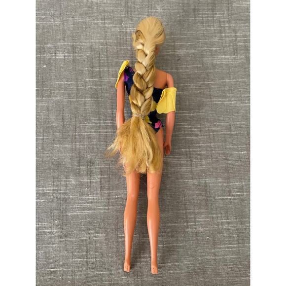 Tropical Barbie Mattel Vintage 80's Blonde Hair Barbie - Picture 7 of 14